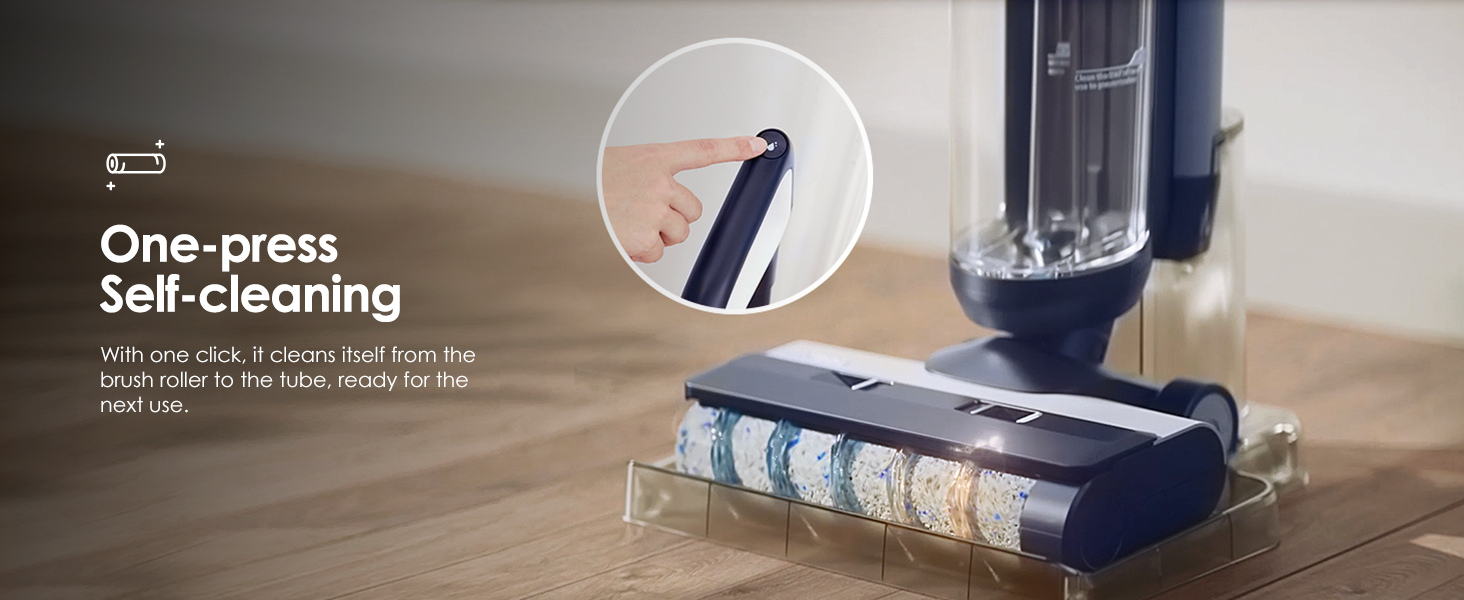 One-Press Self-Cleaning